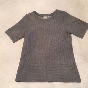 Gray Boden Ribbed Shirt, Sz 8